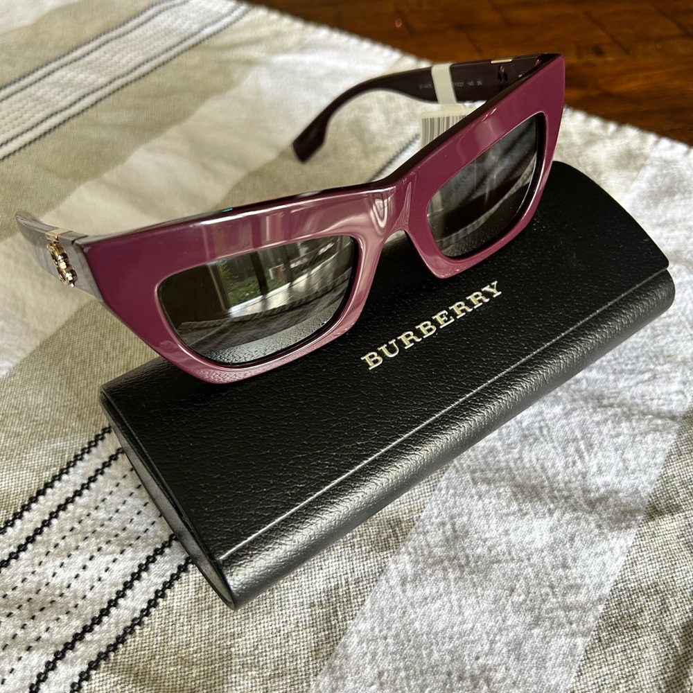 Burberry Purple and Black Sunglasses Accessories